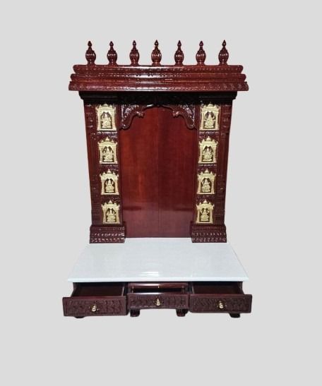 Teakwood lakhsmi mandir Handmade Customizable Home Wooden Temple solid teakwood hand carved unique Large Wooden Mandir All Handcrafted