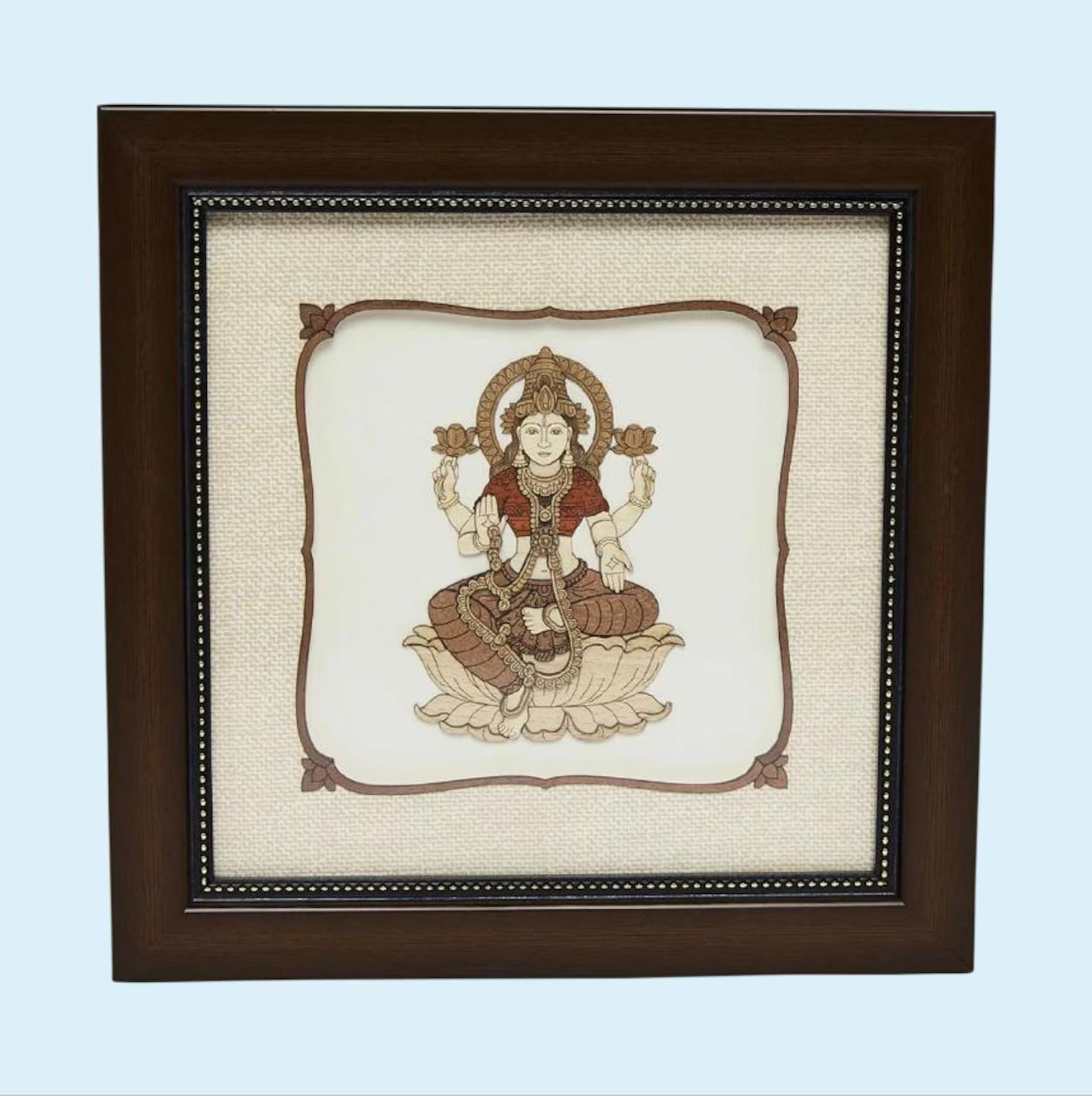 Laxmi Wooden Art Frame – 8 x 8 Inches